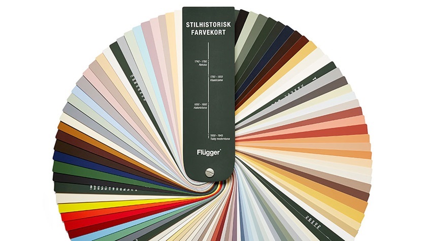 Пример цветовой палитры красок Flugger 