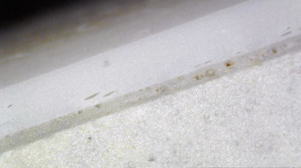 Клеевой шов после оклейки ДСП — толщина 0,1 мм